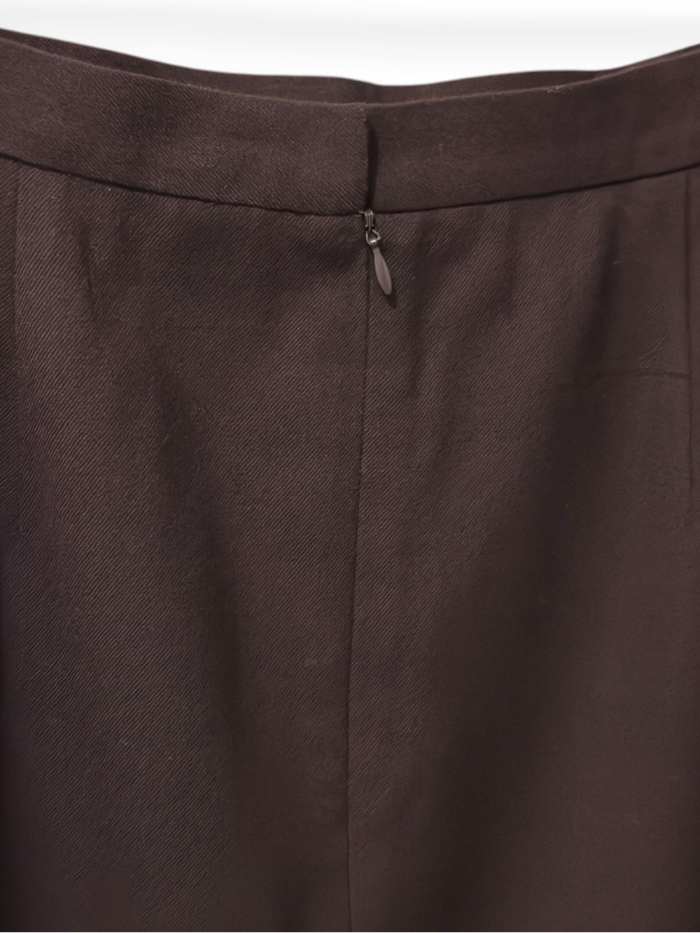 Talbots | NWT 100% Wool Dark Brown Pencil Skirt Classic Workwear (size 20) - Picture 6 of 13